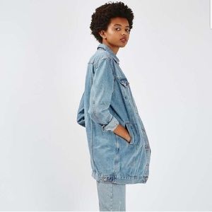 Topshop Oversized Denim Jacket